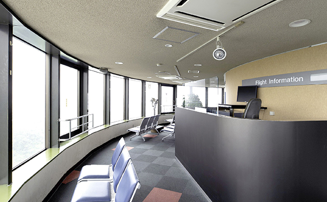 航空科学博物館 展望展示室