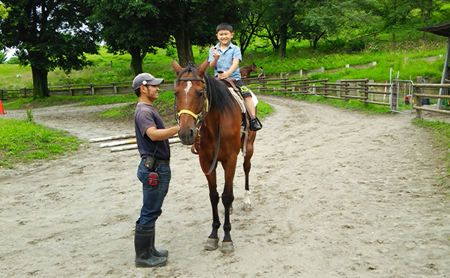 伊香保グリーン牧場　乗馬体験