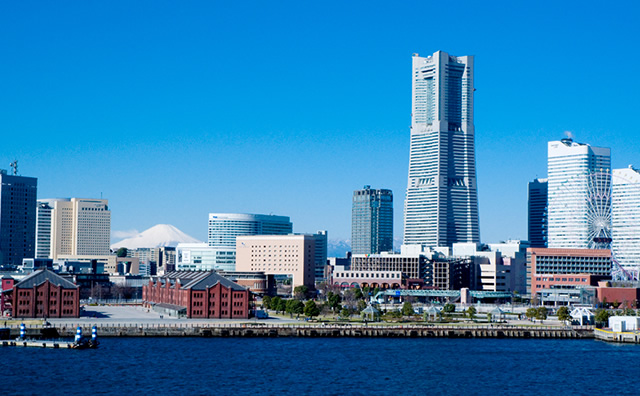 横浜MM21の昼間の景色