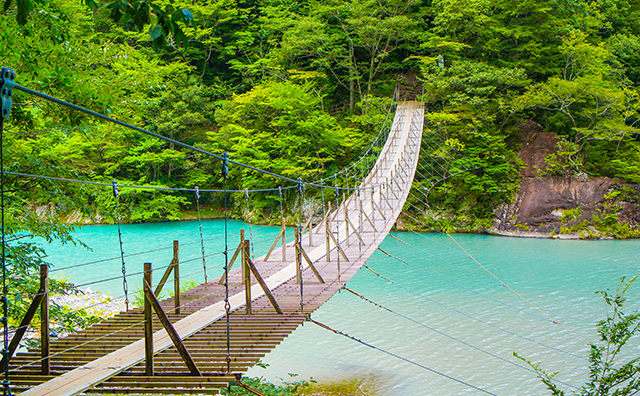 寸又峡 夢のつり橋