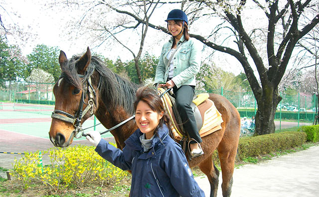 那須千本松牧場　乗馬