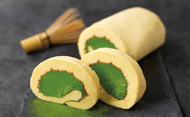 お濃茶スイーツ専門店　雷一茶　お濃茶ロールケーキ