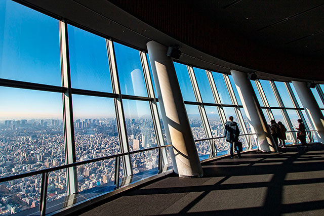 東京スカイツリー　天望デッキからの展望