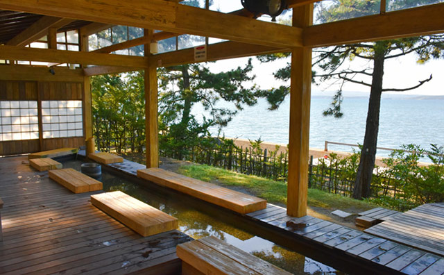 和倉温泉　足湯