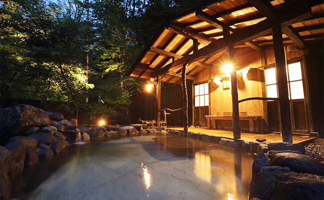 夏瀬温泉 都わすれ 露天風呂