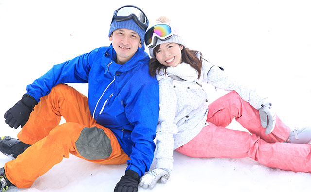 春スキーをするときの服装