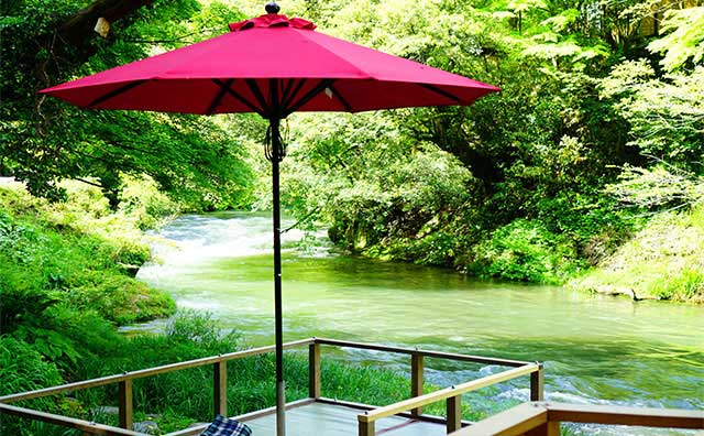 鶴仙渓（かくせんけい）川床