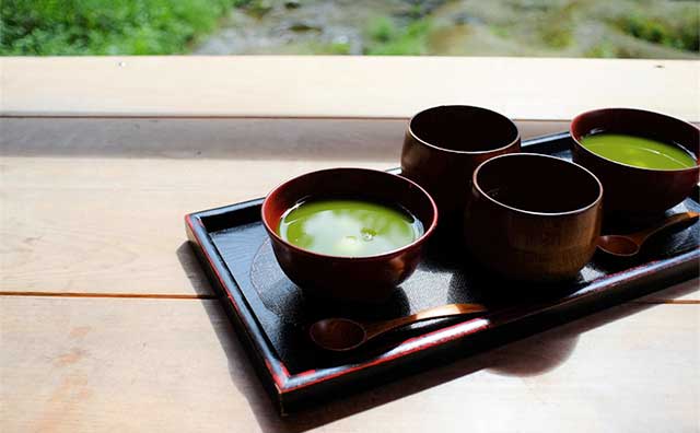 冷製抹茶しるこ