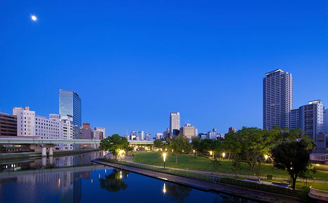 中之島周辺の夜景