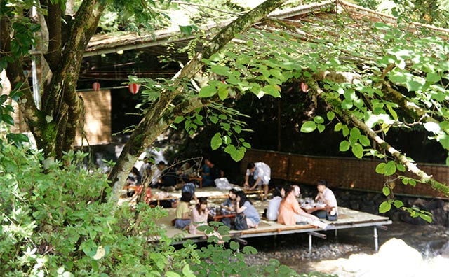 川床の楽しみ方