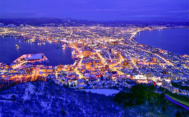 函館山　冬夜景