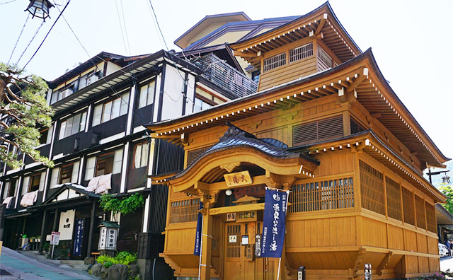 野沢温泉　共同浴場　大湯