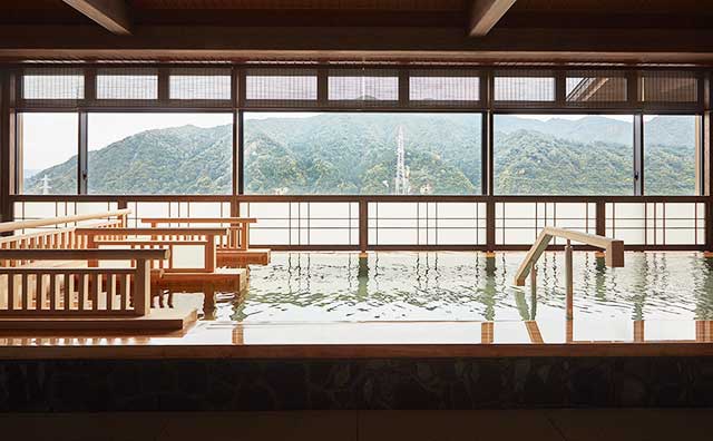 湯けむりの宿　雪の花　大浴場