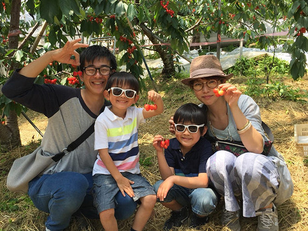 【山梨さくらんぼ狩り】最高の思い出を作る、5歳のほっこり家族旅