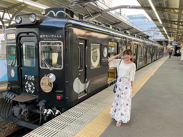 レールを走る鯛!?加太さかな線めでたいでんしゃ。和歌山市加太へ